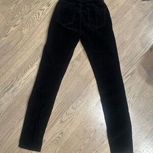Blank‎ NYC Women's maternity full panel Black Skinny corduroy Jeans size 27